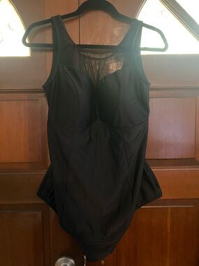 Torrid Black One-Piece Swimsuit with Supportive Bust